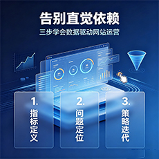 江永建站-告别直觉依赖：三步学会数据驱动网站运营