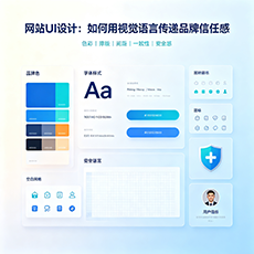 永州建站-网站UI设计:如何用视觉语言传递品牌信任感